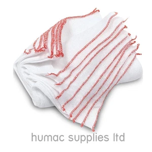Large White Dishcloths 100% Cotton Super Absorbent Quality Packs 30 x 40cm PLAIN - Picture 1 of 1