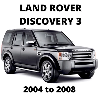 Land Rover Discovery 3 - 2004 to 2008 Workshop Service & Repair Manual + Wiring - Image 1 of 4