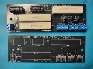 KLH Model 17 / 20 / 6  BLANK CROSSOVER BOARDS  for standard electrolytic caps - Picture 1 of 4