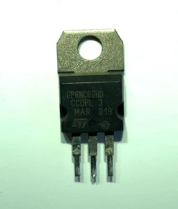 STGP6NC60HD GP6NC60HD IGBT 600V 15A TO-220 Genuine STMicro part tested x 1 pcs - Picture 1 of 1