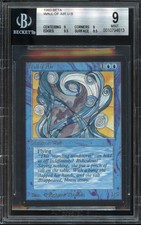 Wall of Air BETA BGS 9 QUAD++ Edges & Surface 9.5 Beckett MINT Magic MTG