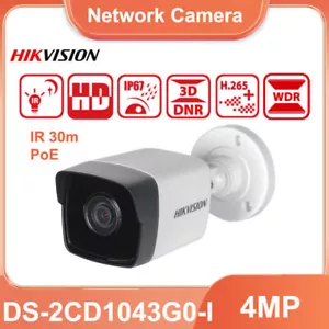 Cámara IP Hikvision 4MP POE DS-2CD1043G0-I WDR Bullet H.265+ IP67 2,8 MM/4 MM - Imagen 1 de 9