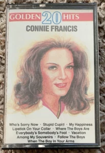 Connie Francis - 20 Golden Hits Cassette Tape Made in Holland Sprint 86001 - Picture 1 of 8