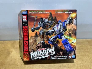 Transformers Kingdom War For Cybertron Trilogy Maximal Grimlock & Autobot Mirage - Picture 1 of 7