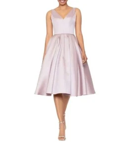 AQUA Formal Dresses & Evening Gowns , fit & flare, blush, Size 4, brand New - Picture 1 of 4