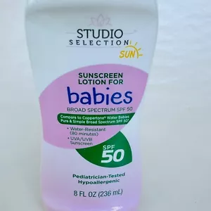 Studio Selection Babies Sunscreen Lotion SPF 50 Compare To Coppertone Water - Picture 1 of 5