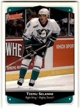 1999-00 Upper Deck Victory Teemu Selanne #3 Anaheim Mighty Ducks