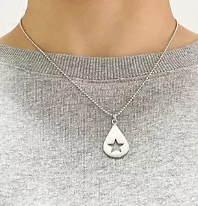 Conan Gray Silver Stainless Steel Found Heaven Star Pendant and Ball Chain Gift - Picture 1 of 17