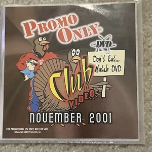 Promo Only Club Video DVD November 2001 New Order Pink House Of pain Usher - Picture 1 of 3