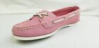 Sperry Top Sider Size 7.5 Women's Pink Slip On Boat Shoe Loafers #STS84648