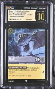 Disney Lorcana Beast - Forbidding Recluse Common Cold Foil CGC 10 IMPECCABLE - Photo 1/2