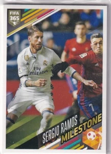 Panini Fifa 365 2018 Sticker Nr. 394 Sergio Ramos Milestone - Bild 1 von 2