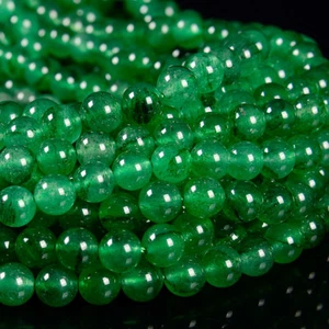 Natural Green Strawberry Lepidolite Quartz Grd AAA Round 8MM 10MM Beads (D578) - Picture 1 of 3