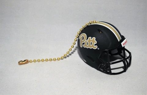 UNIVERSITY of PITSBURGH PITT PANTHERS Ceiling Fan HELMET PULL CHAIN New Football Cover