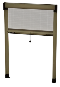 Zanzariera a Scorrimento Verticale Colore Bronzo Dimensione L 442 x H 1080 mm - Bild 1 von 1