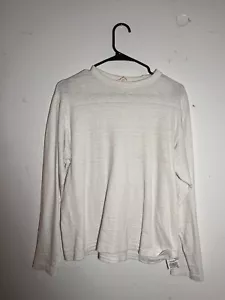 Warehouse & Co Japan White Long sleeve Shirt Size Medium M - Picture 1 of 4