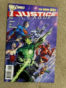 DC COMICS JUSTICE LEAGUE #1 (2011) por JIM LEE - Segunda Cubierta Variante Impresa - Imagen 1 de 2