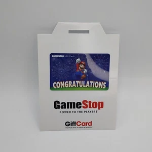 Tarjeta de regalo promocional GameStop Mario Collectors Wii Nintendo (no queda dinero) - Imagen 1 de 3