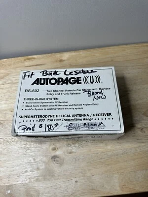 AutoPage RS-602 NEW Open Box - Image 1 of 4