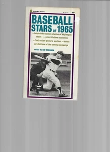 BASEBALL STARS DEL 1965 LIBRO-MANTELLO IN COPERTINA CLEMENTE,KOUFAX,MAYS,ETC - Foto 1 di 5