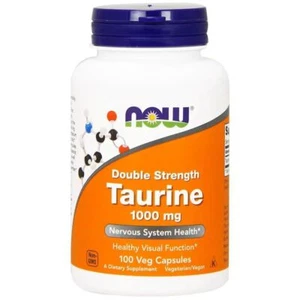 NOW FOODS Taurine Double Strength 1000 mg 100 Veg Capsules - Bild 1 von 11