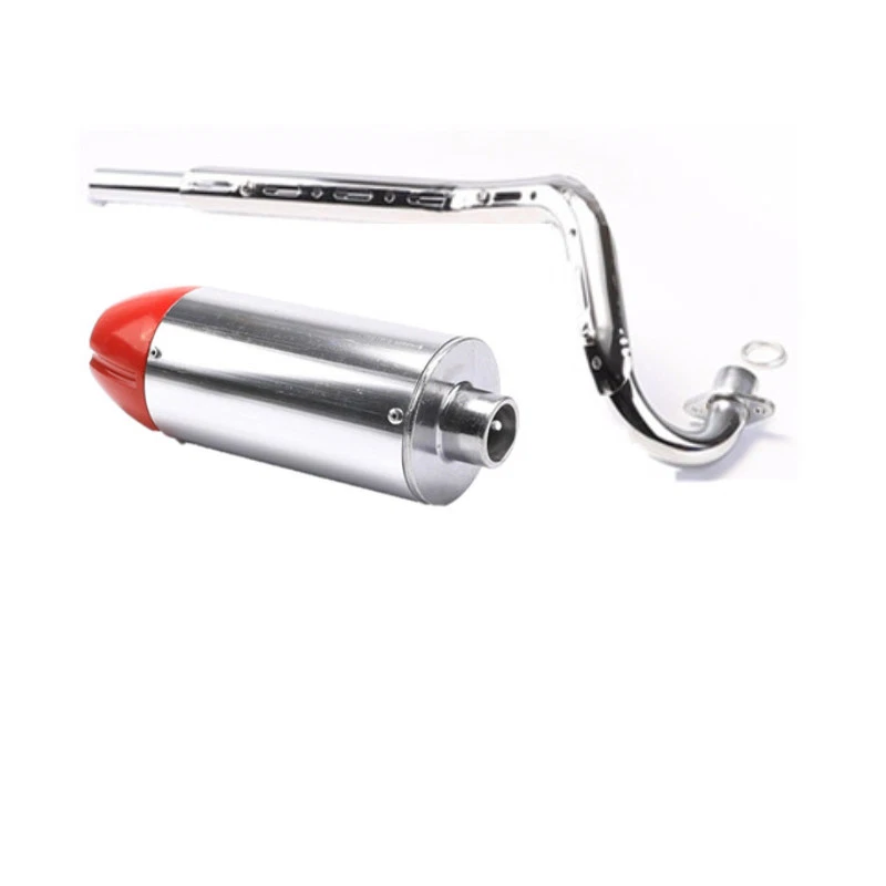 Silenciador de tubo de escape 28mm para 110cc 125cc ATV Quad CT ATC 70 Dirt Pit Bike Trail - Imagem 1 de 4