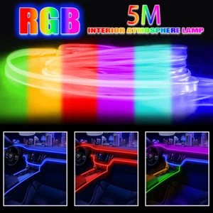 5m Ambient Light Interior Decorative RGB Lighting Strip Atmosphere Accessories - Picture 1 of 11