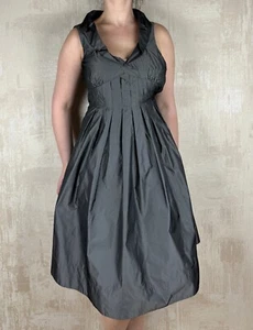 Max Mara Weekend Gray Ballon Sleeveless Fit-Flare Dress Size XS - Picture 1 of 7