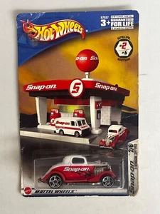Hot Wheels Snap On Tools 3 Window 34 Ford #2 of 6 Creased card and some stains - Picture 1 of 6