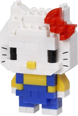 Kawada Nanoblock Serie Sanrio Hello Kitty Ver. Juego de 2 bloques de construcción de tamaño micro Foto 1 de 2