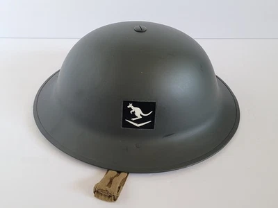 Винтажный Британская армия Mk1 австралийский дивизион стали военного Brodie шлем Repro? - Изображение 1 из 4