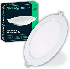 Pannello LED Da Incasso Rotondo 18W Chip Samsung Diametro 220 mm 1850 Lm Natural - Imagen 1 de 7
