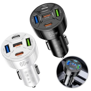 Chargeur Voiture Conduite 3.1A 5 Ports 65W Batterie Artisanat Charge Rapide - Photo 1 sur 15