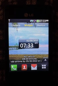 LG TracFone Black 1GB Smartphone 840G Fast Ship Very Good Used - Picture 1 of 3