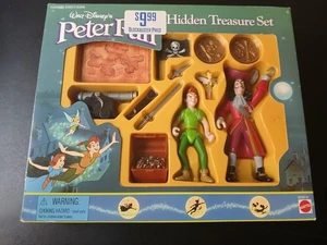 *NEW* PETER PAN HIDDEN TREASURE SET/ 2000 MATTEL VINTAGE ACTION FIGURE - Picture 1 of 2