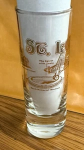 ST. LOUIS, MISSOURI Tall Shot Glass - Picture 1 of 5