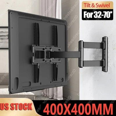 Tilt & Swivel TV Wall Bracket Mount Samsung LG 32 42 46 48 49 50 52 55" 65" Inch - Image 1 of 4