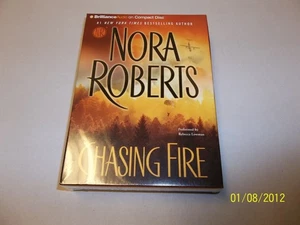 2011 Factory Seal Audio Book "Chasing Fire" Nora Roberts 5 disc CD Firefighting - Imagen 1 de 2