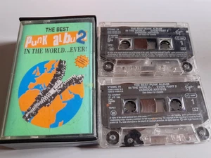 VARIOUS ARTISTS -THE BEST PUNK ALBUM EVER VOL 2 DOUBLE CASSETTE TAPE ALBUM 1996 - Picture 1 of 1