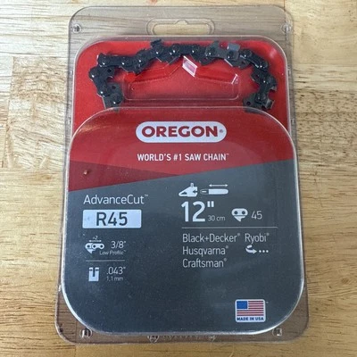 Hoja de motosierra Oregon Advance Cut 3/8 "perfil bajo 12" R45 Foto 1 de 3