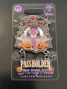 Disney Parks Not So Scary Halloween 2025 Mickey Annual Passholder Pin Pumpkin - Picture 1 of 1