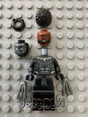 LEGO Marvel Pantera Negra T'Challa Minifigura del set 76323 - ¡Nuevo! Foto 1 de 2