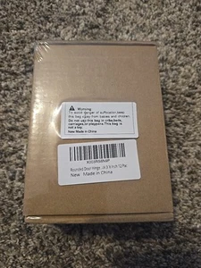 Abgerundete Türscharniere 3-1/2" x 3,5 Zoll, 5/8 Radius, mattschwarz 3 1/2 Zoll 12er Pack - Bild 1 von 1