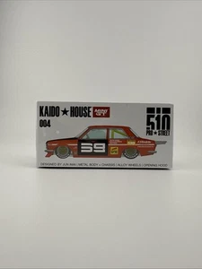 Datsun 510 Kaido House Pro Street SK510 fiamma arancione - Mini GT KHMG 004 - Foto 1 di 4