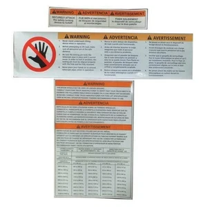 Dayton Fork Truck Booms Label Kit MH4WYT104G Dayton MH4WYT104G 190735267714 - Picture 1 of 1