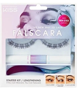 Kiss Falscara Wimpernverlängerung Starter Kit wiederverwendbar federleicht Wimpernstreuer - Bild 1 von 7