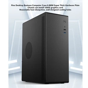 Desktop Computer Case Metal Fine Space Layout Gaming Computer PC Case For Hom FY - Afbeelding 1 van 24
