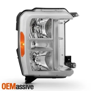 For 2023-2025 Ford F250 F350 F450 SuperDuty Halogen Chrome Headlight Passenger - Picture 1 of 7