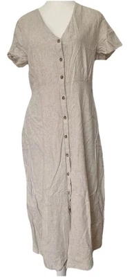 COTTON ON DRESS~SIZE L~SHORT SLEEVE~COLLARLESS~LIGHTWEIGHT - image 1 of 4