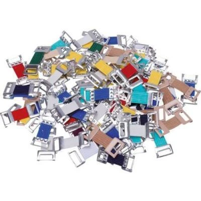 HÖGA-PHARM G.HÖCHERL VERBANDKLAMMERN Mix farbig sortiert 100 St PZN 2292604